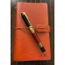 Leather Journal Personalised Monogrammed With Luxury Rollerball Pen Leather Journal Personalised Monogrammed With Luxury Rollerball Pen